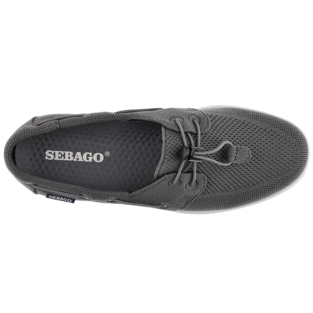 Sebago Monterey Womens Grey Mesh Loafers & Slip Ons Boat Shoes Size 10 M